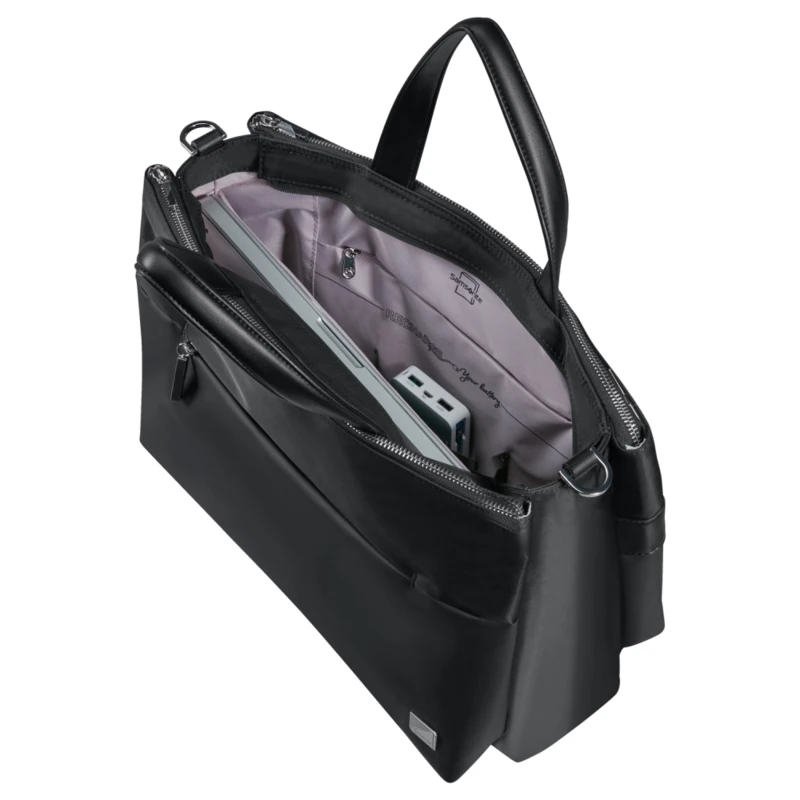 Workationist Дамска чанта за 14.1″ лаптоп, черен цвят